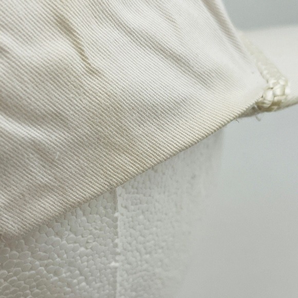 Vintage Scripto Tokai Snapback Hat White Canvas Red Dot Logo Adjustable One Size - Picture 9 of 12